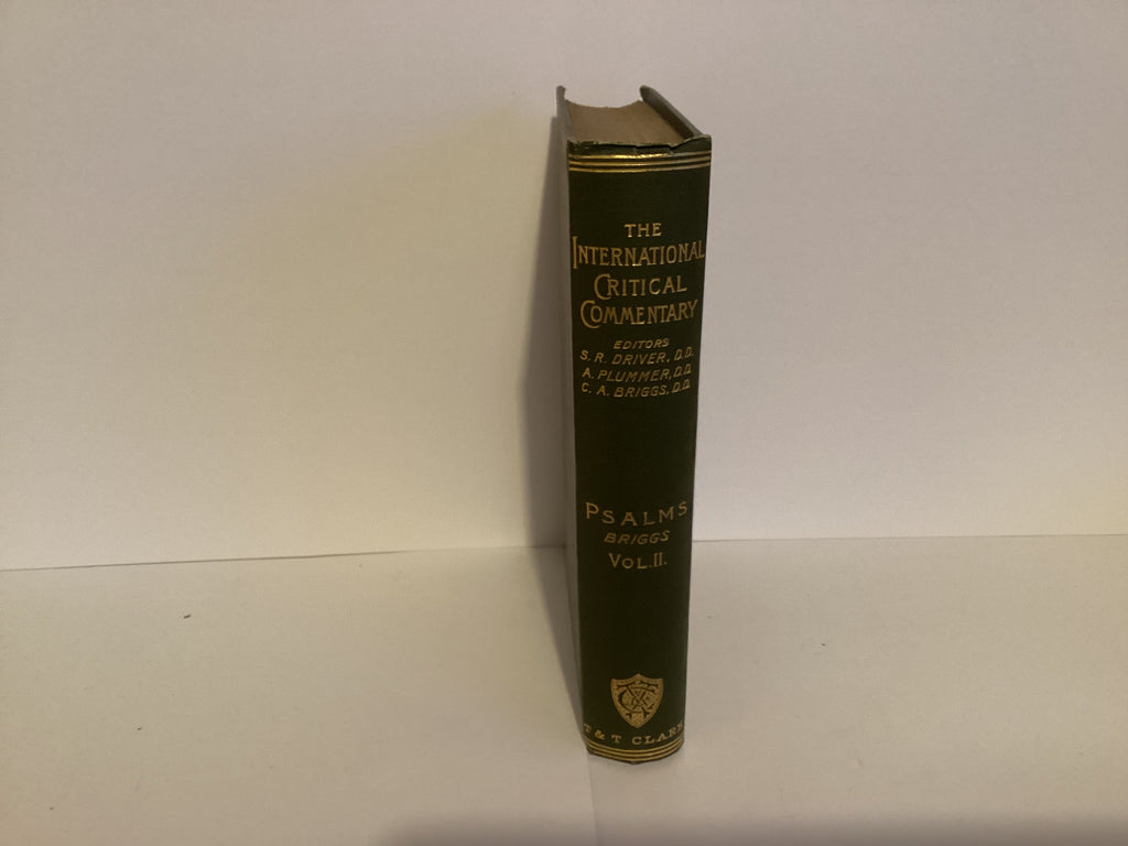 A Critical and Exegetical Commentary on the Book of Psalms (John Gowan Collection)