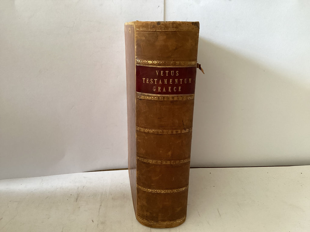 Venus Testamentum Graece (LXX Tichendorf 1856, Two Volumes in One) The John Gowan Collection