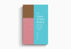 ESV Teen Study Bible - TruTone, Blush/Caramel