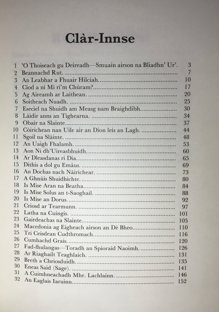 Siol Agus Aran (Gaelic Psalter)
