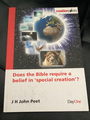 Does the Bible Require a Belief in 'Special Creation'? (Used Copy)