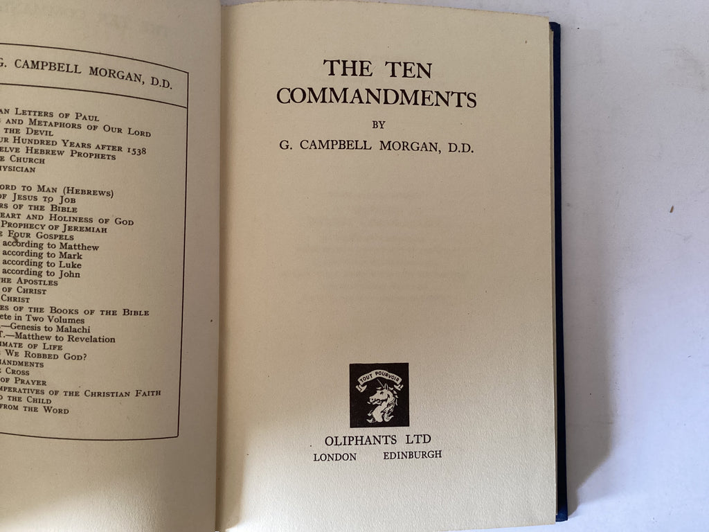 The Ten Commandments (The John Gowan Collection)