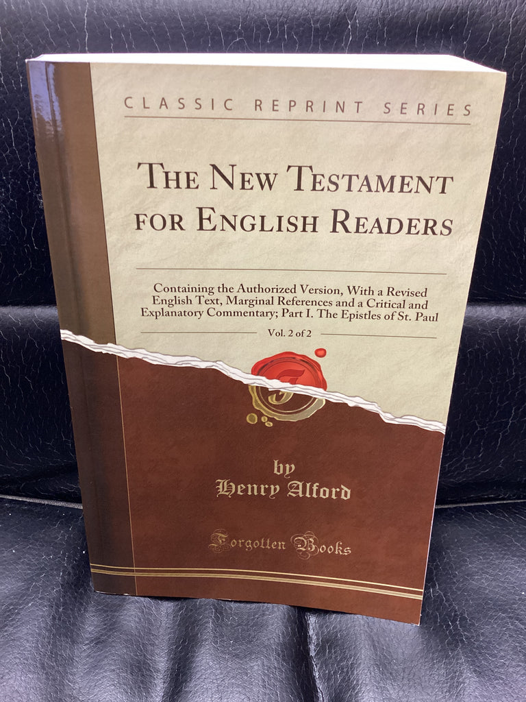 The New Testament For English Readers; Volume 2 (Used Copy)