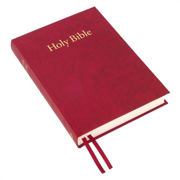 KJV Windsor Text Bible - Large Print, Hardback, Red