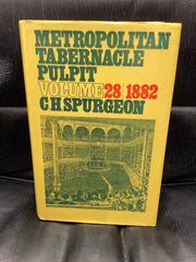 Metropolitan Tabernacle Pulpit; Volume 28 1882 (Used Copy)