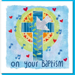 Baptism Cross Card