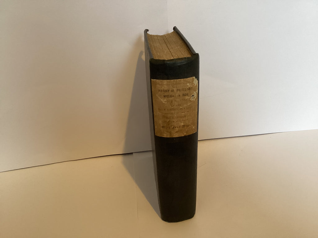 The History of Protestant Missions in India (John Gowan Collection)