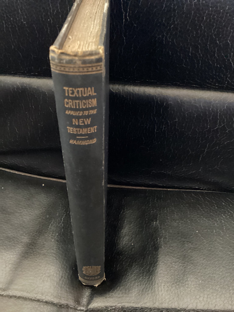 Outlines of Textual Criticism Applied to the New Testament (Used Copy)