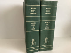 Matthew Henry’s Commentary: Genesis to Malachi (Volumes 1&2)John Gowan Collection)