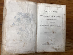 The Complete Works of Rev. Matthew Henry 2 Volumes (The John Gowan Collection)