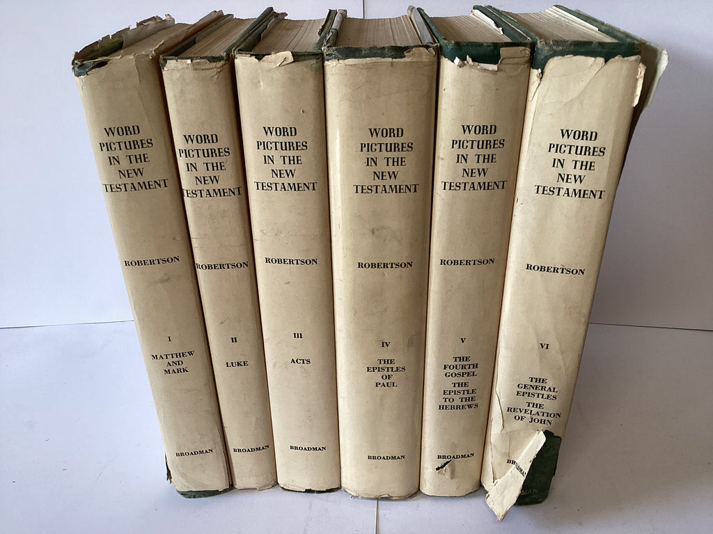 Word Pictures in the New Testament: Six Volume Set (John Gowan Collection)