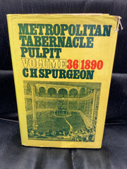 Metropolitan Tabernacle Pulpit; Volume 36 1890 (Used Copy)
