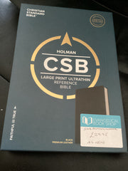 Christian Standard Bible: Large Print Ultrathin Reference Bible (Used Copy)