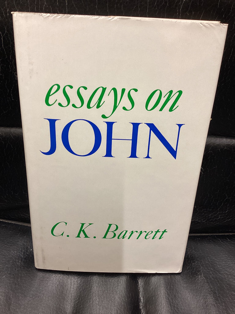 Essays on John (Used Copy)