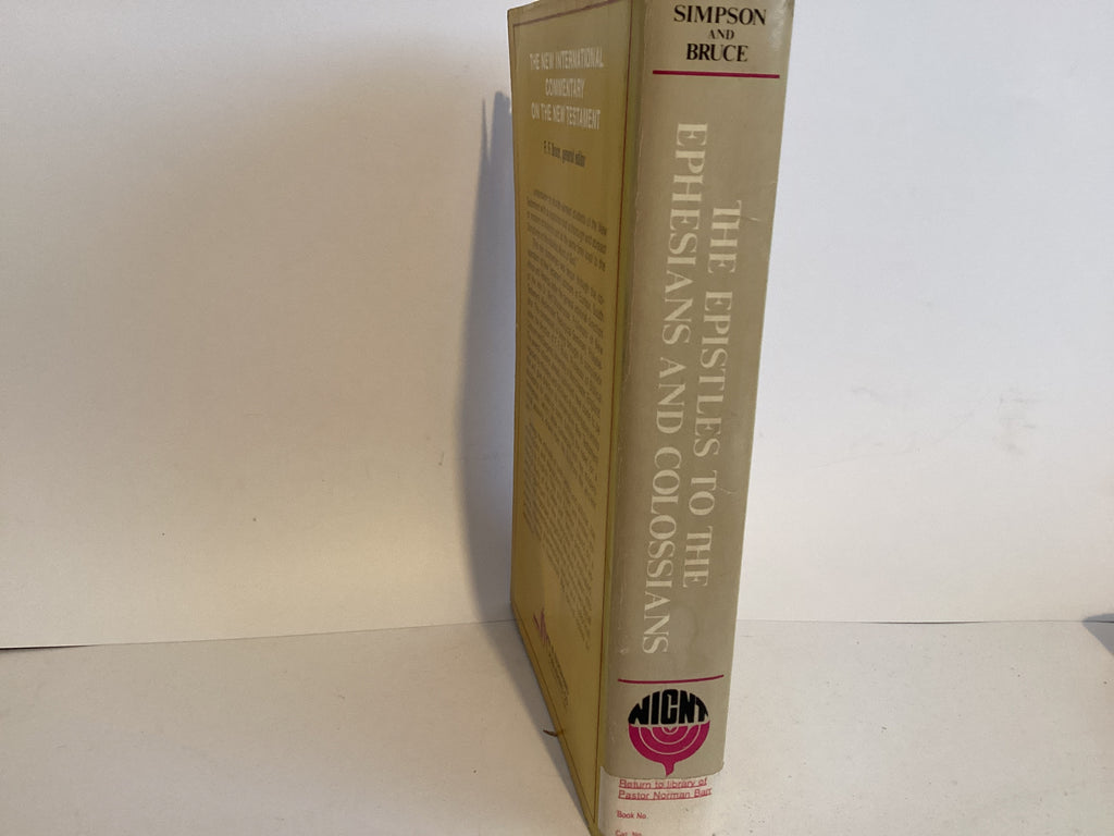 Ephesians and Colossians: The New International Commentary on the New Testament (John Gowan Collection)