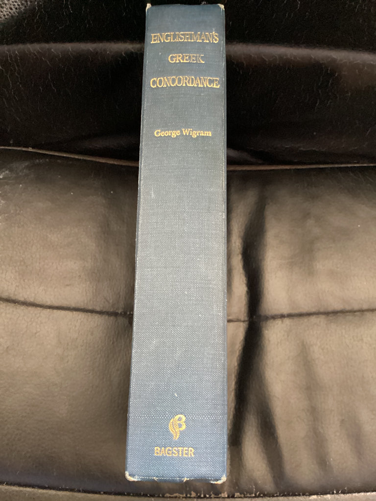 The Englishman's Greek Concordance of the New Testament (Used copy)