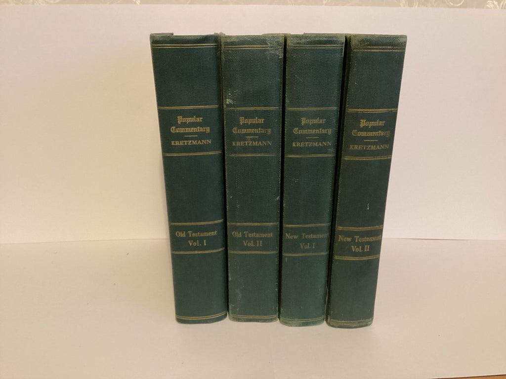 Popular Commentary of the Bible: Old Testament & New Testament 4 Vol Set (John Gowan Collection)