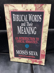 Biblical Words and their Meaning - An Introduction to Lexical Semantics (Used Copy)