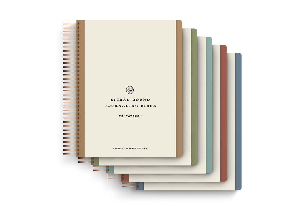 ESV Spiral-Bound Journaling Bible, Five-Volume Set