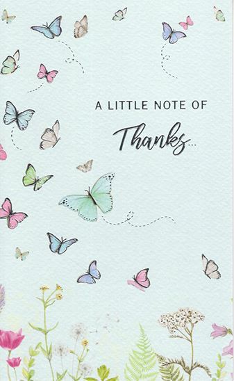 A Little Note of Thanks