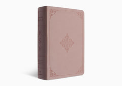 ESV Study Bible, Personal Size  TruTone®, Blush Rose, Fleur-de-lis Design