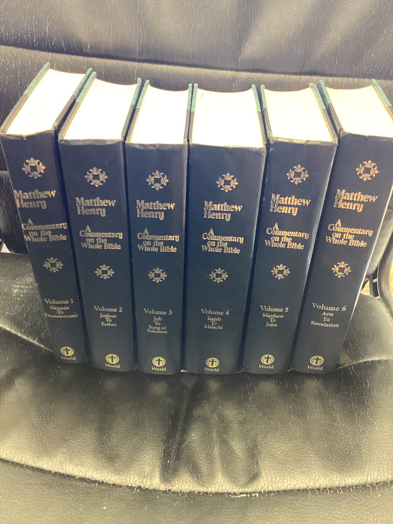 Matthew Henry; A Commentary on the Whole Bible: 6 Volumes (Used Copies)