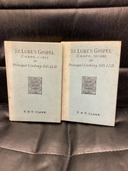 St. Luke's Gospel; 2 Volumes (Used Copies)
