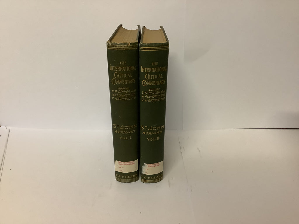 A Critical and Exegetical Commentary on the Gospel According to St. John, Volumes 1&2 (John Gowan Collection)