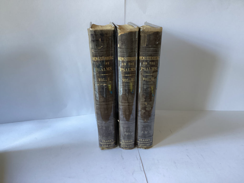 Commentary on The Psalms. Volumes 1-3 (John Gowan Collection)