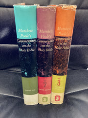 A Commentary on the Holy Bible; 3 Volumes (Used Copies)