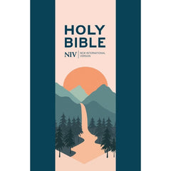 NIV Larger Print Personal Navy Blue Bible with Zip
