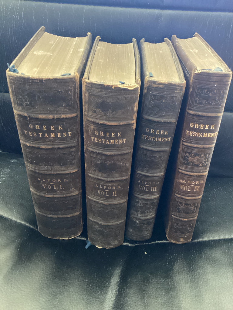 The Greek New Testament in 4 Volumes (Used Copies)