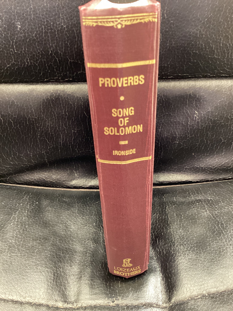 Proverbs and the Song of Solomon (Used Copy)