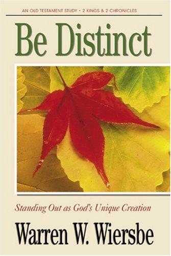 Be Distinct - standing out as God's unique creation