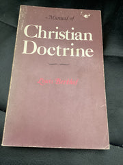 Manual of Christian Doctrine (Used Copy)