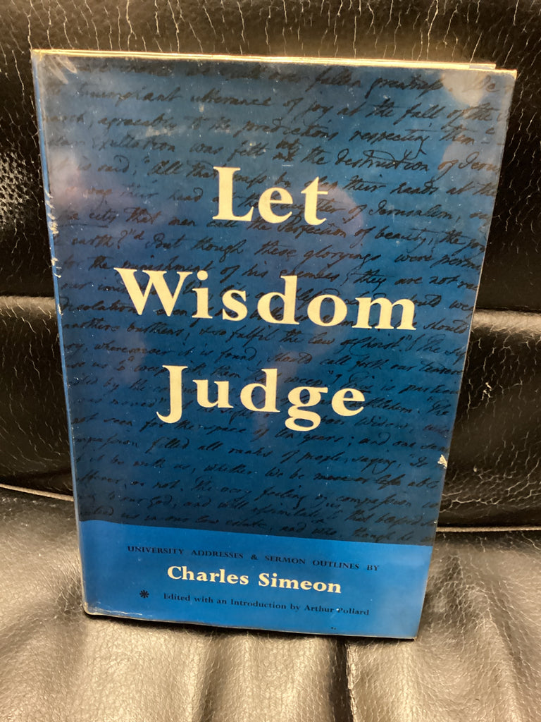 Let Wisdom Judge (Used Copy)