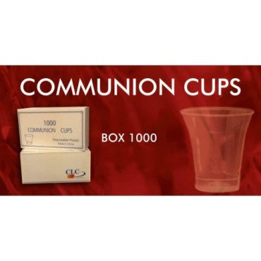 1000 Communion Cups, Disposable Plastic