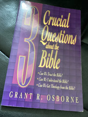 3 Crucial Questions About the Bible (Used Copy)