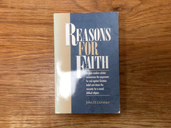 Reasons for Faith