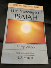 The Message of Isaiah - Commentary  (Used Copy)