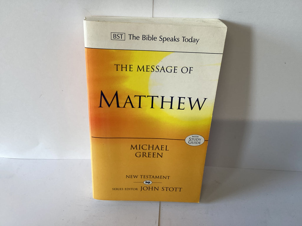 The Bible Speaks Today: Matthew (John Gowan Collection)