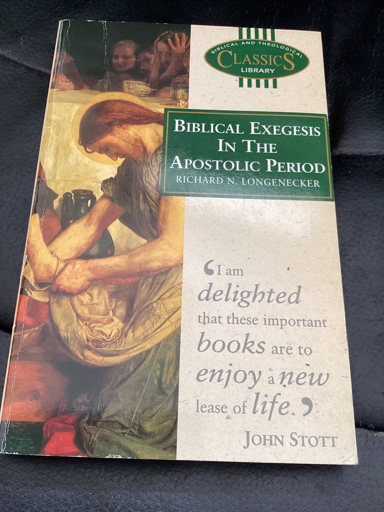 Biblical Exegesis in the Apostolic Period (Used Copy)