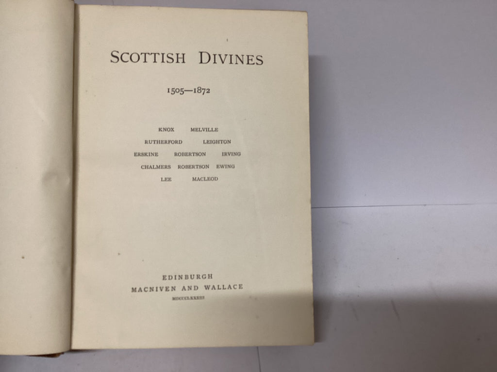 Scottish Divines (The John Gowan Collection)