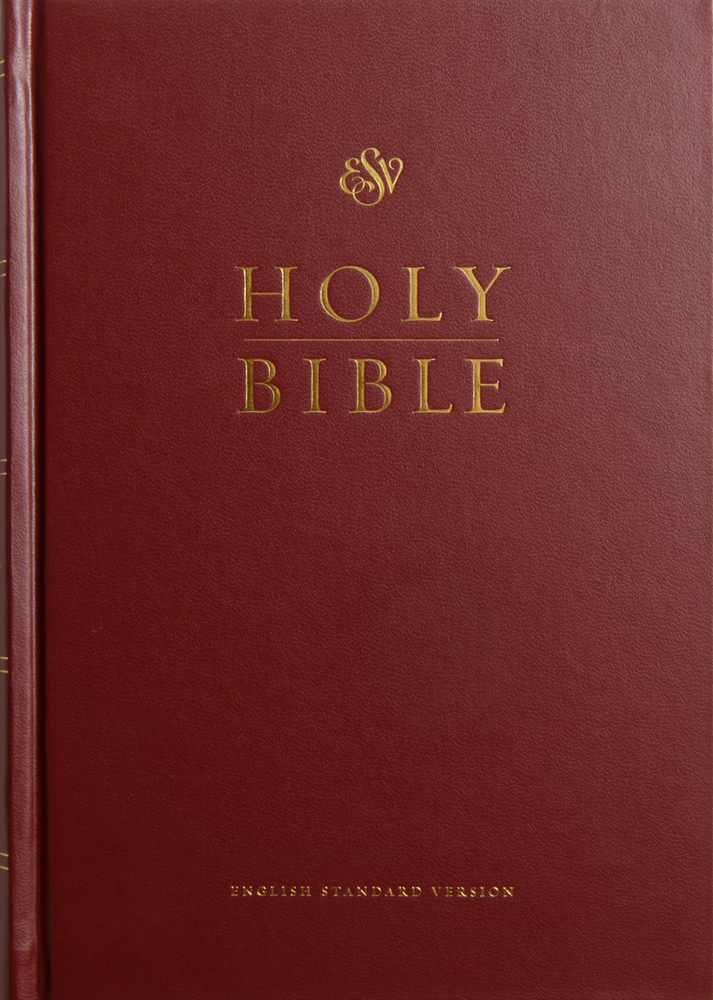 ESV Pew and Worship Bible, Large Print (Hardcover, Burgundy)