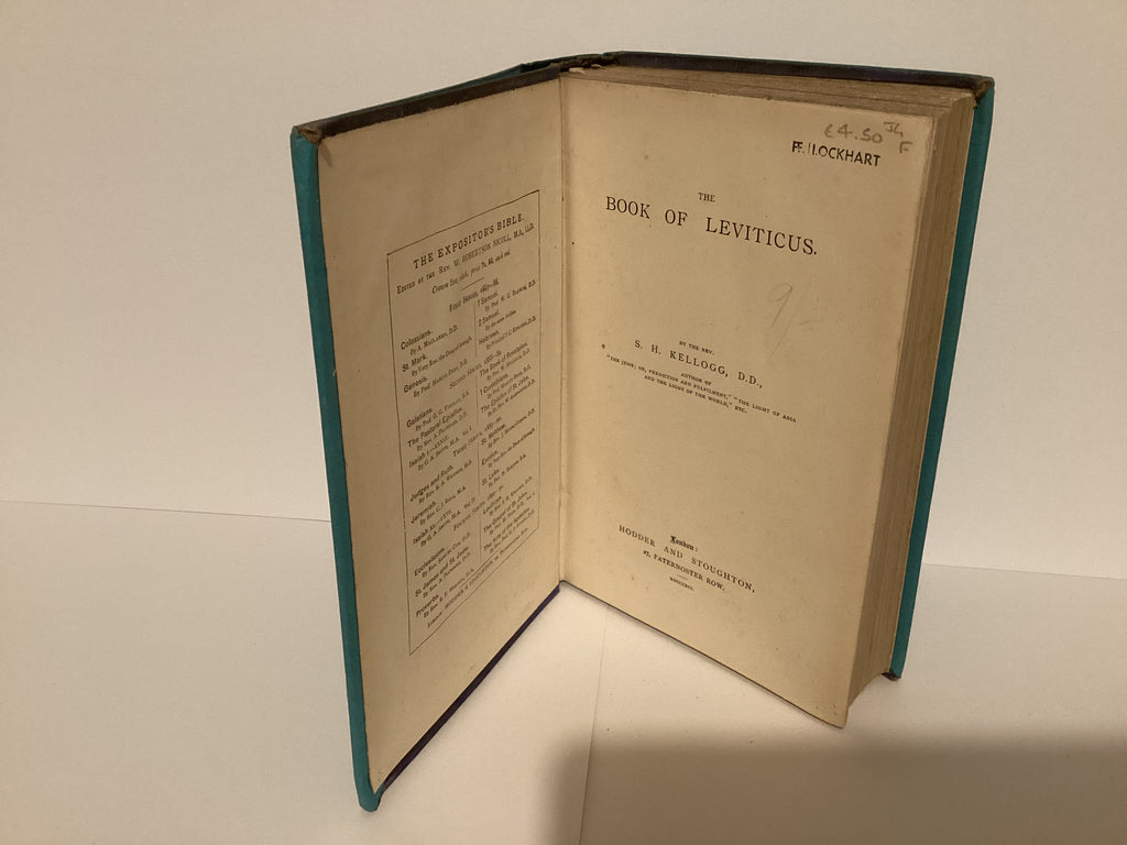 The Book of Leviticus (John Gowan Collection)