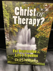 Christ or Therapy? - For Depression and Life's Troubles (Used Copy)