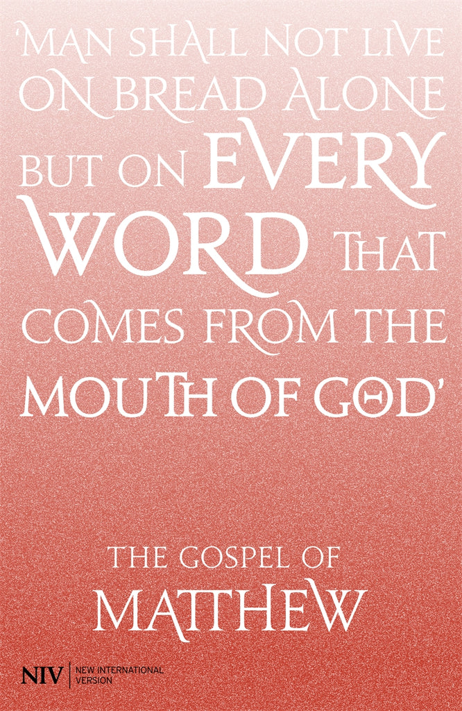 NIV The Gospel of Matthew