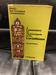 A Commentary on the First Epistle to the Corinthians (Used Copy)