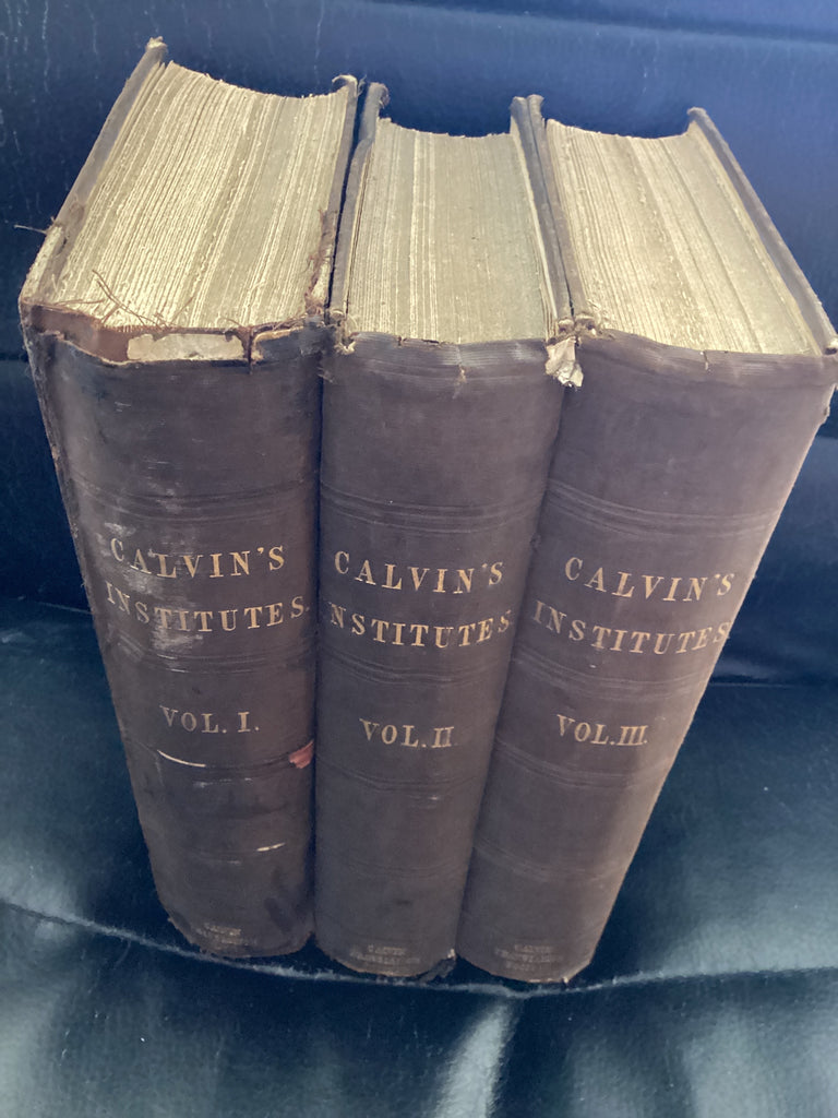 Institutes of the Christian Religion: 3 Volumes (Used Copies)