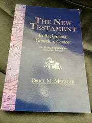 The New Testament Its Background Growth and Content (Used Copy)